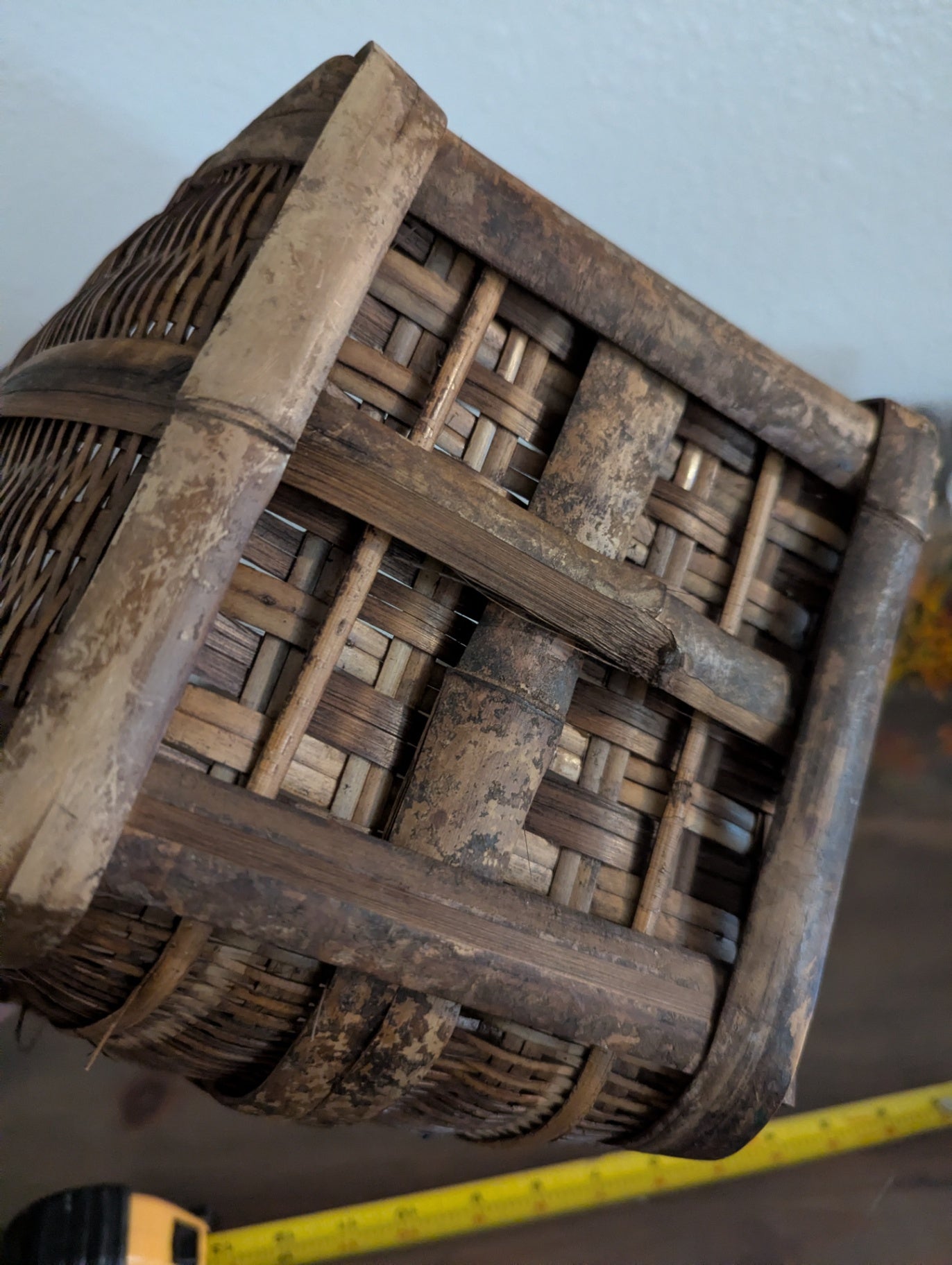 Antique Hand-Woven Basket 