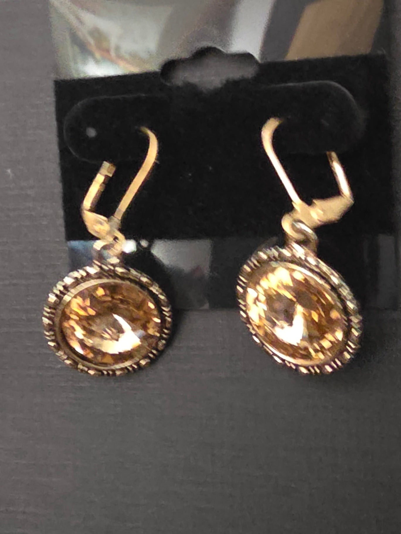 9E brown crystal rivoli 