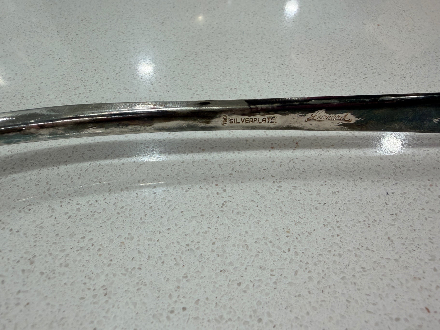 Vintage Leonard Silverplate Candle Snuffer Marked "27TH TFS"