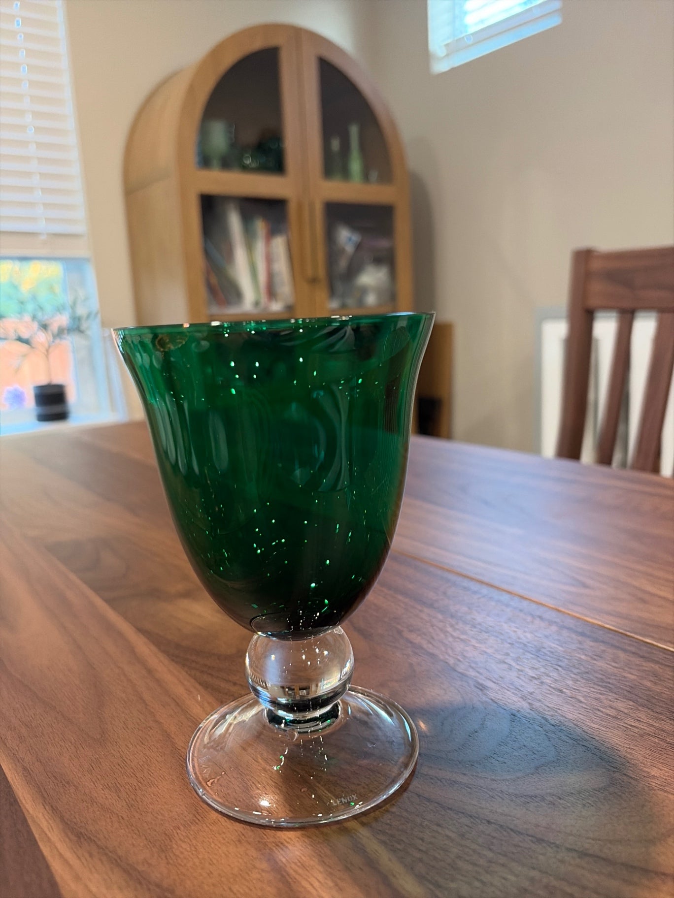 Lenox Holiday Gems Emerald Wine Glass