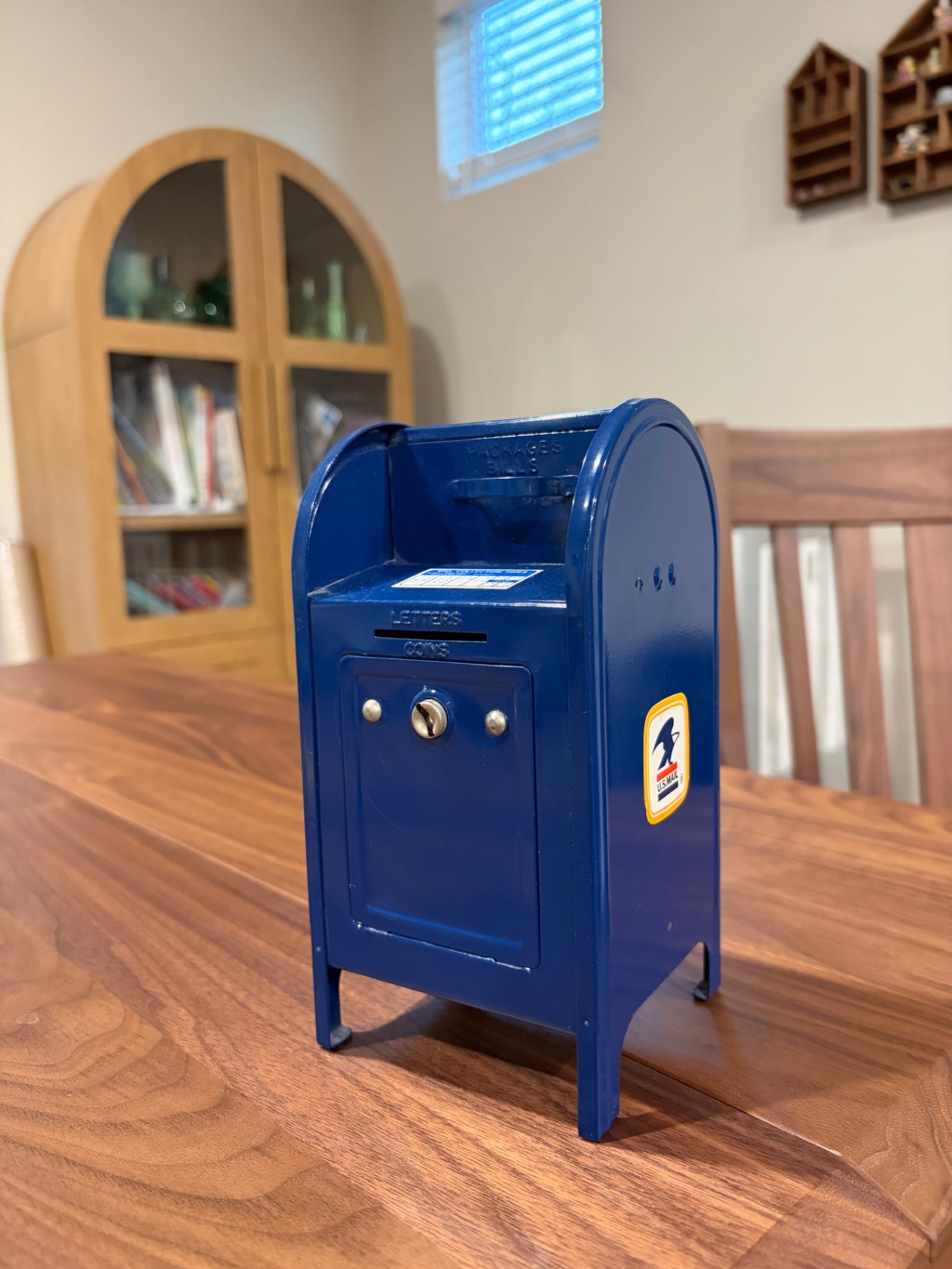 7.5” Vintage Brumberger "All Steel" Model US Postal Service Mailbox Bank