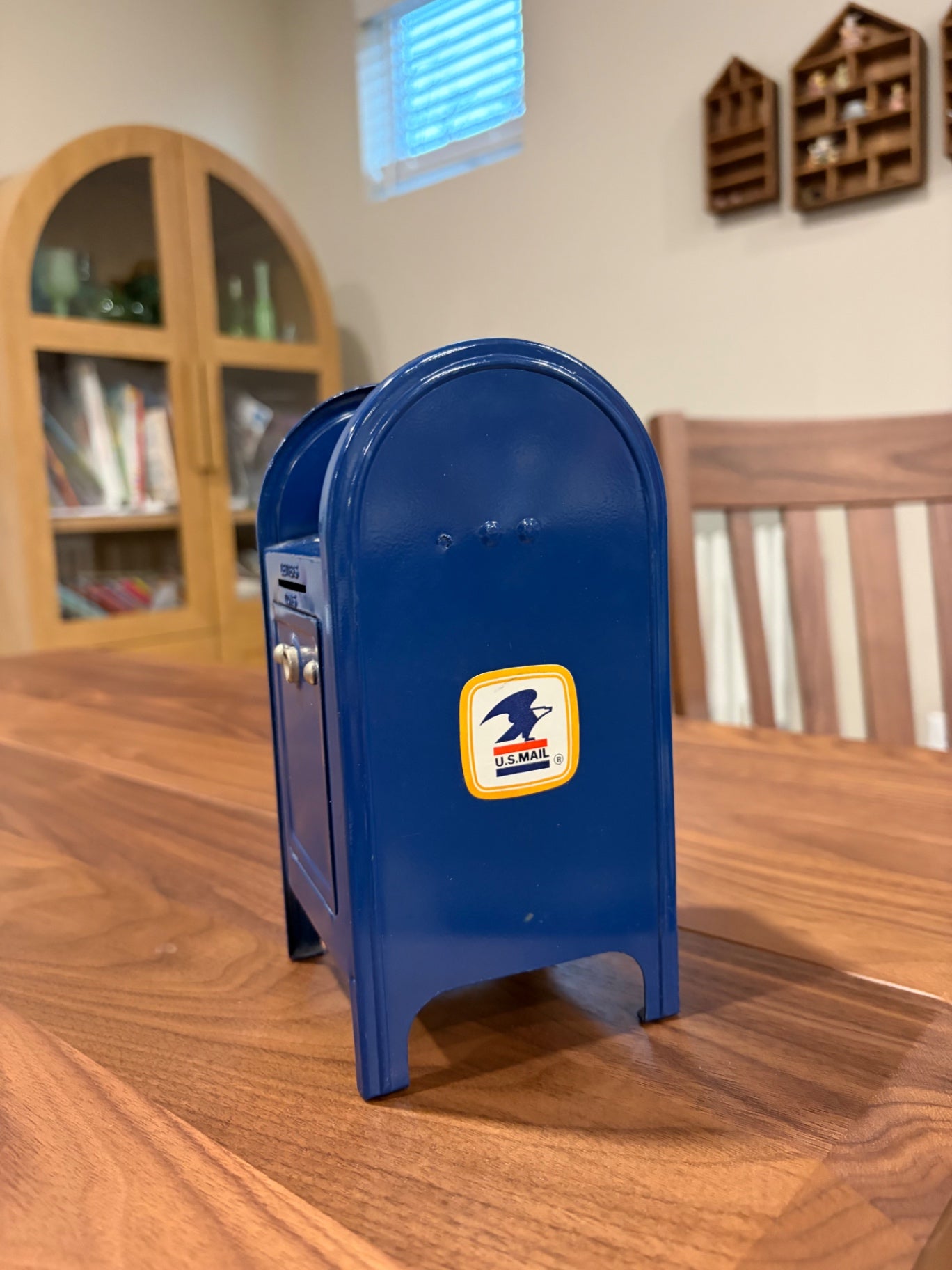 7.5” Vintage Brumberger "All Steel" Model US Postal Service Mailbox Bank