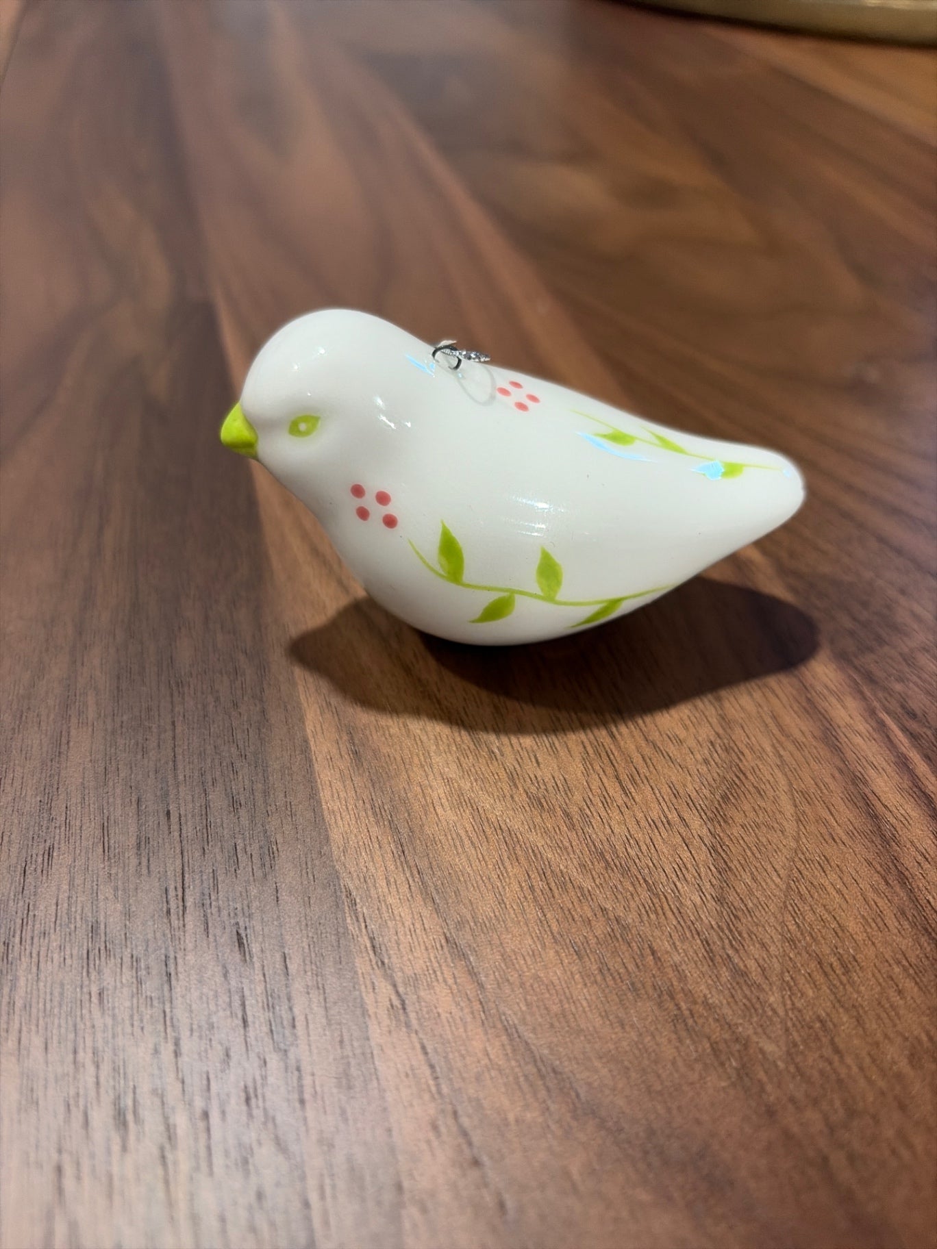 Porcelain Bird Ornament