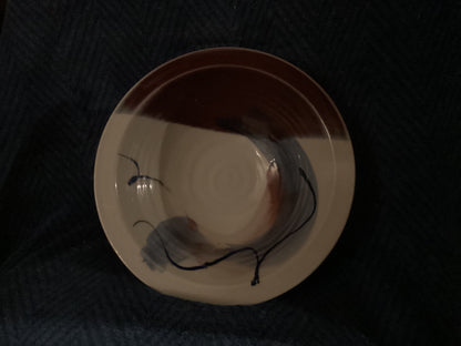 Signed pottery bowl medium size