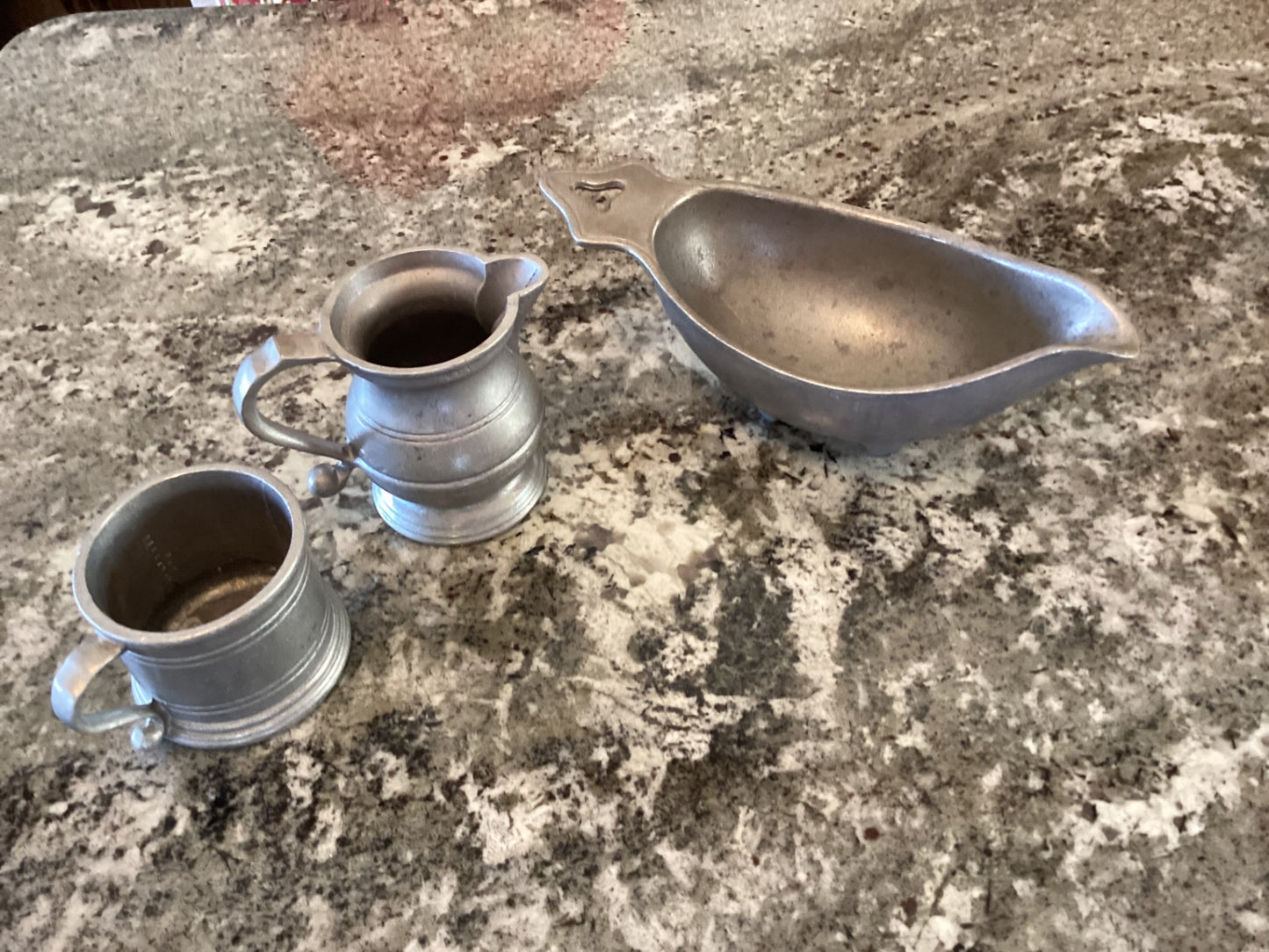 Vintage Wilton Armetale pewter 3 piece set