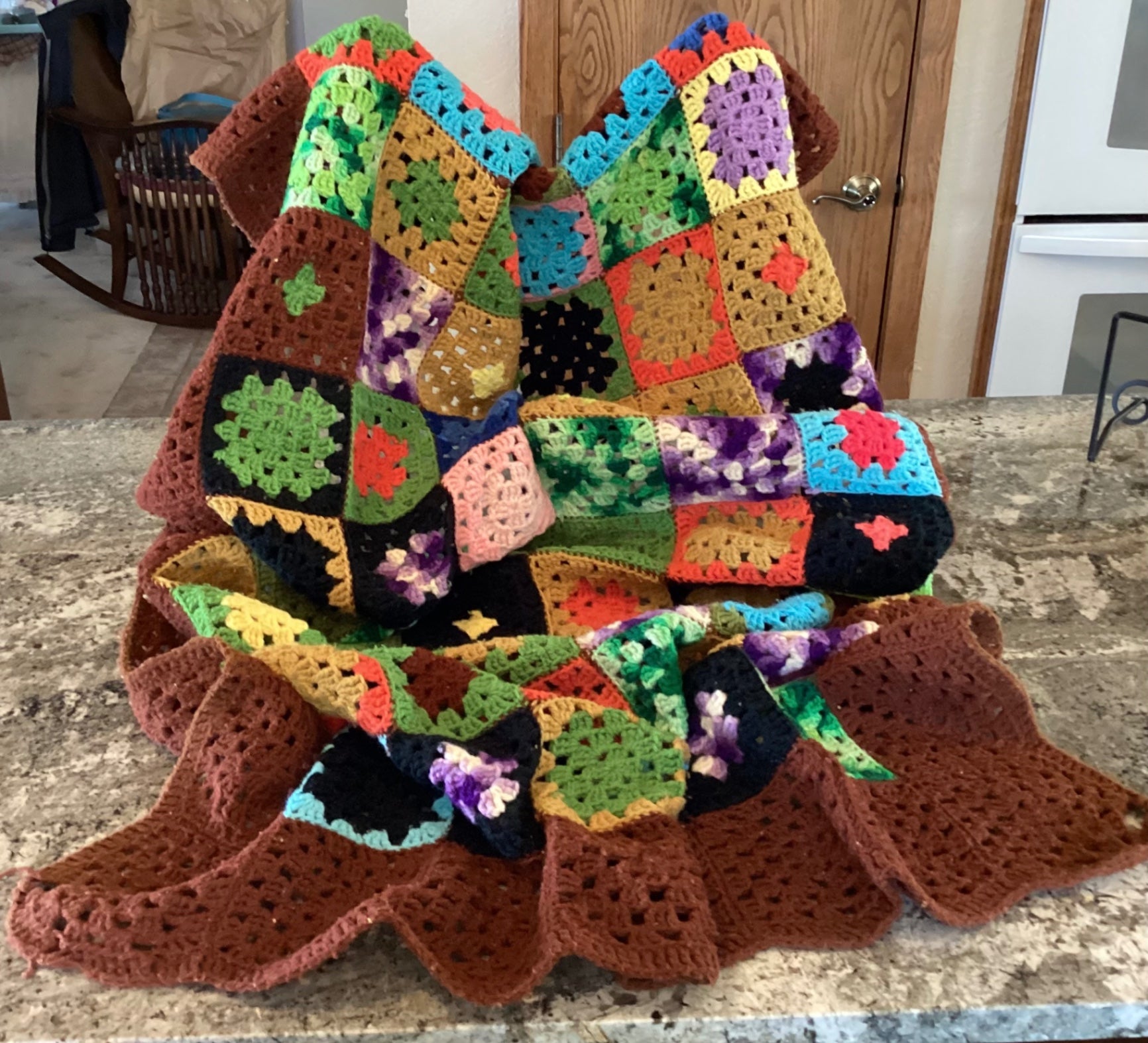 Colorful Afghan47x70