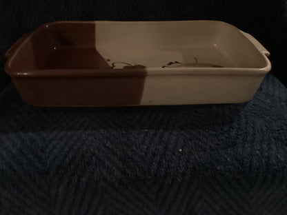 Signed Rectangle pottery cookware