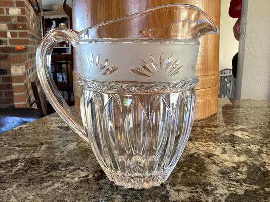 Crystal pitcher 