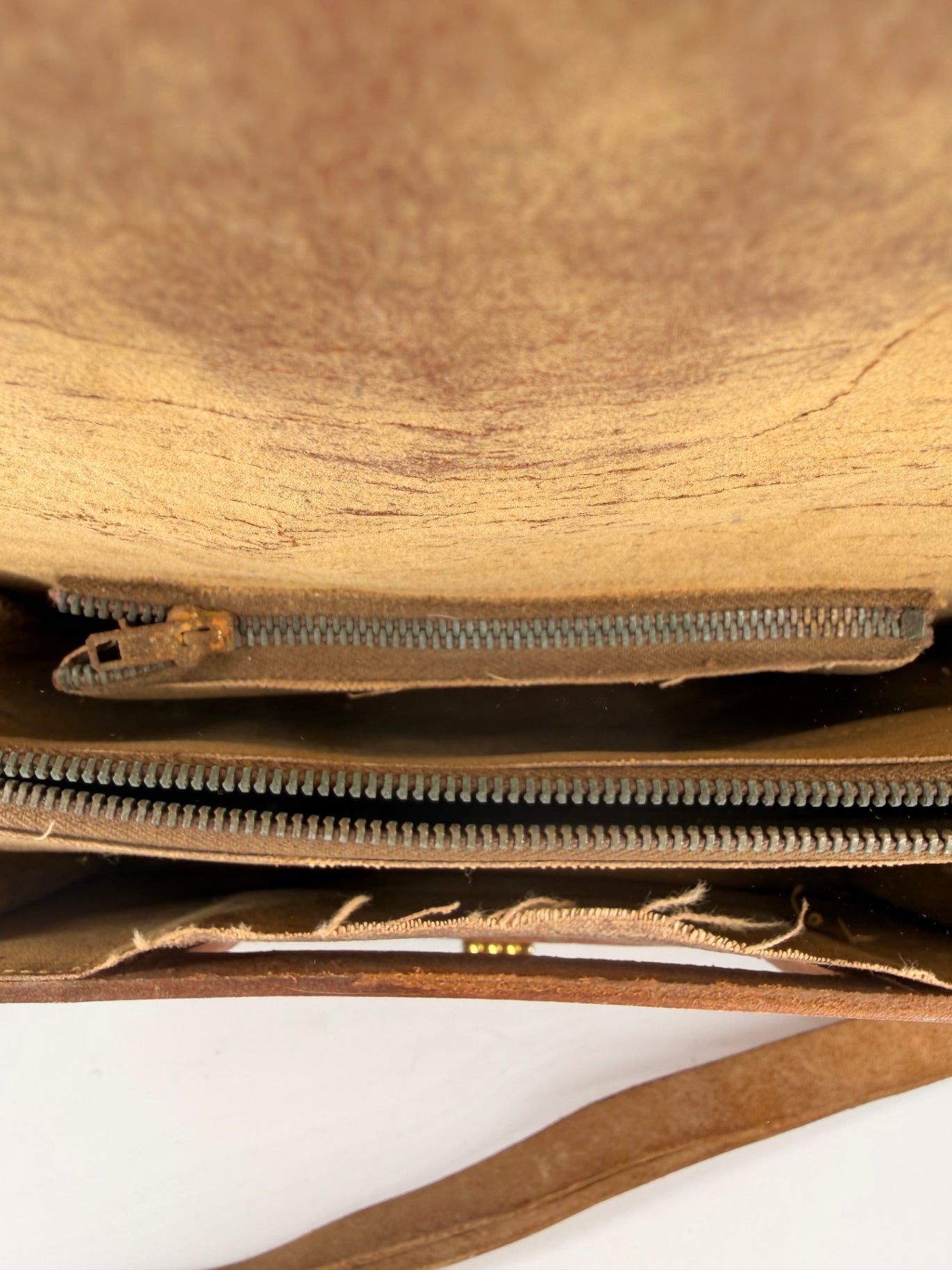 Vintage Mexican Hand-Tooled Leather Purse