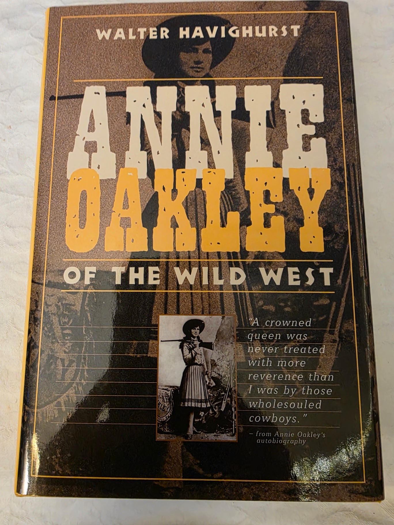 ANNIE OAKLEY. of The wild west.