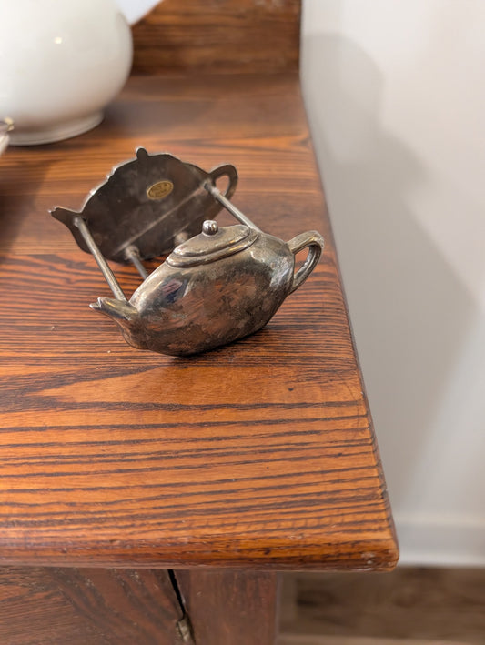 Vintage Metal Teabag Caddy