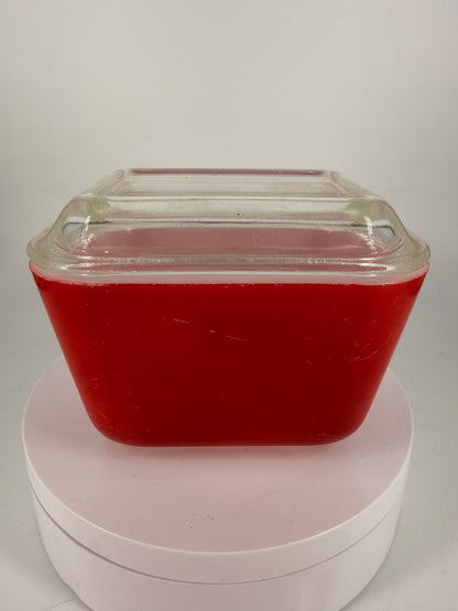PYREX Primary Red 501 Fridgie Dish