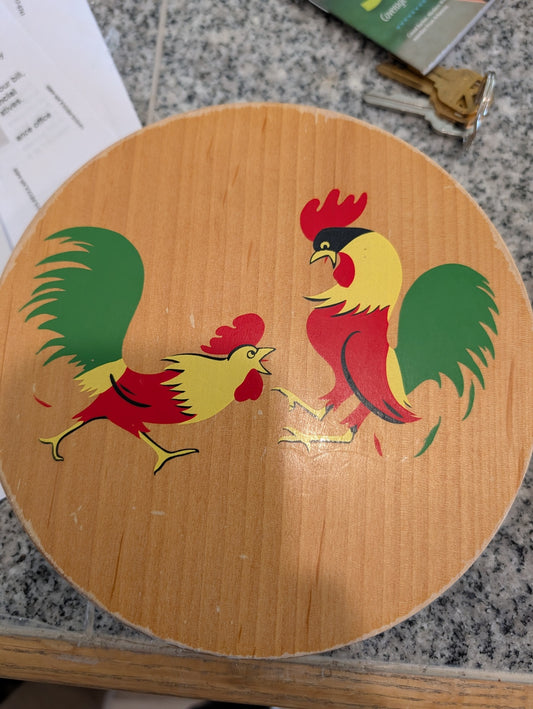 Vintage Wooden Hamburger Press