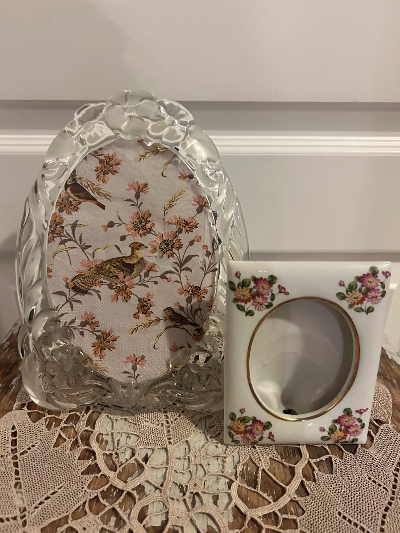 Small floral frame
