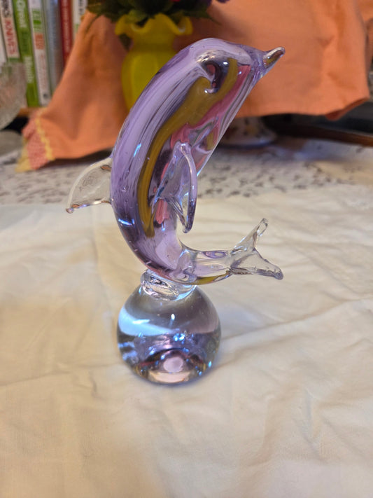 Glass dolphin 26