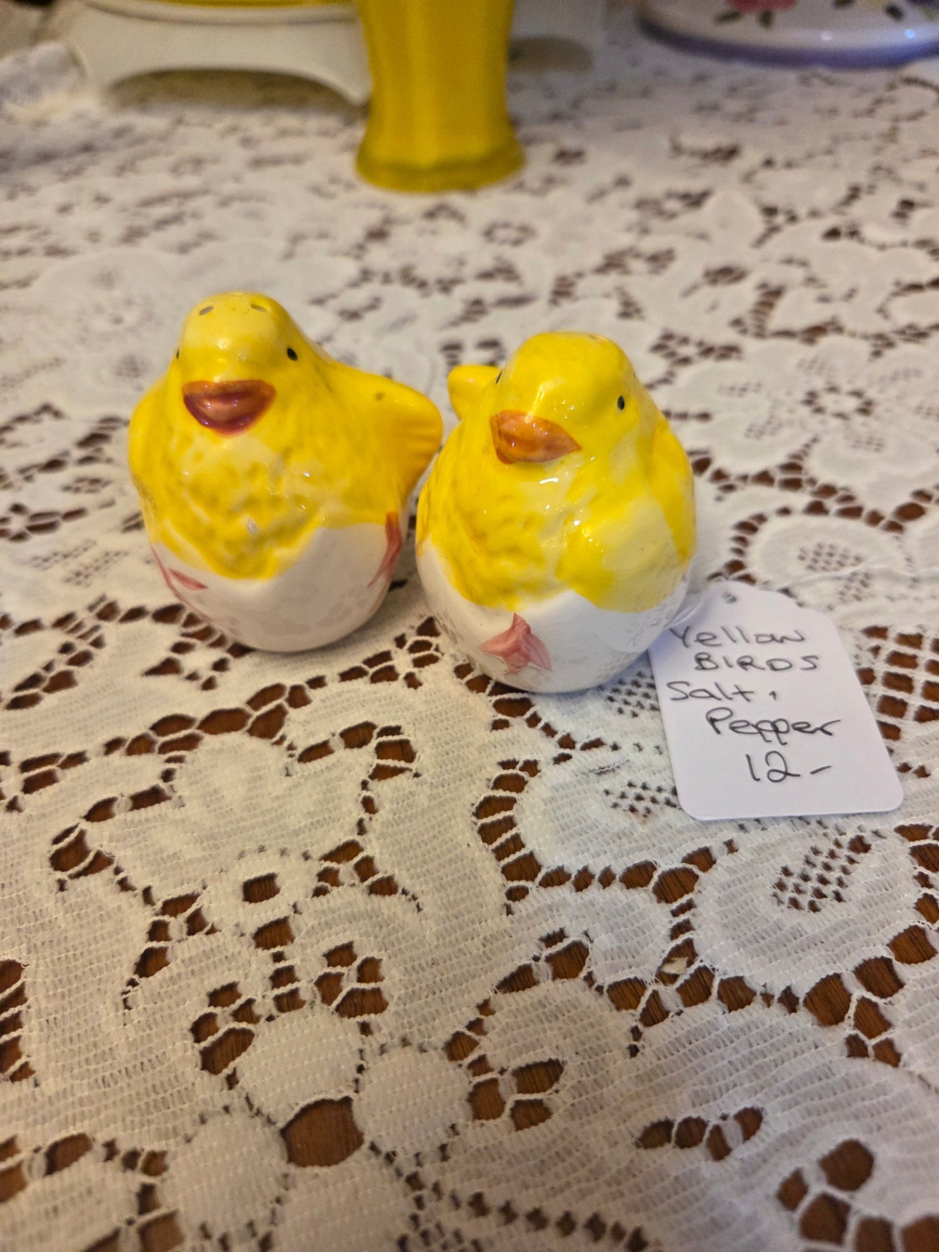 Yellow birds salt pepper