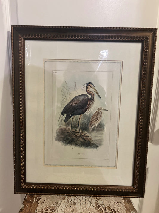 Heron print 