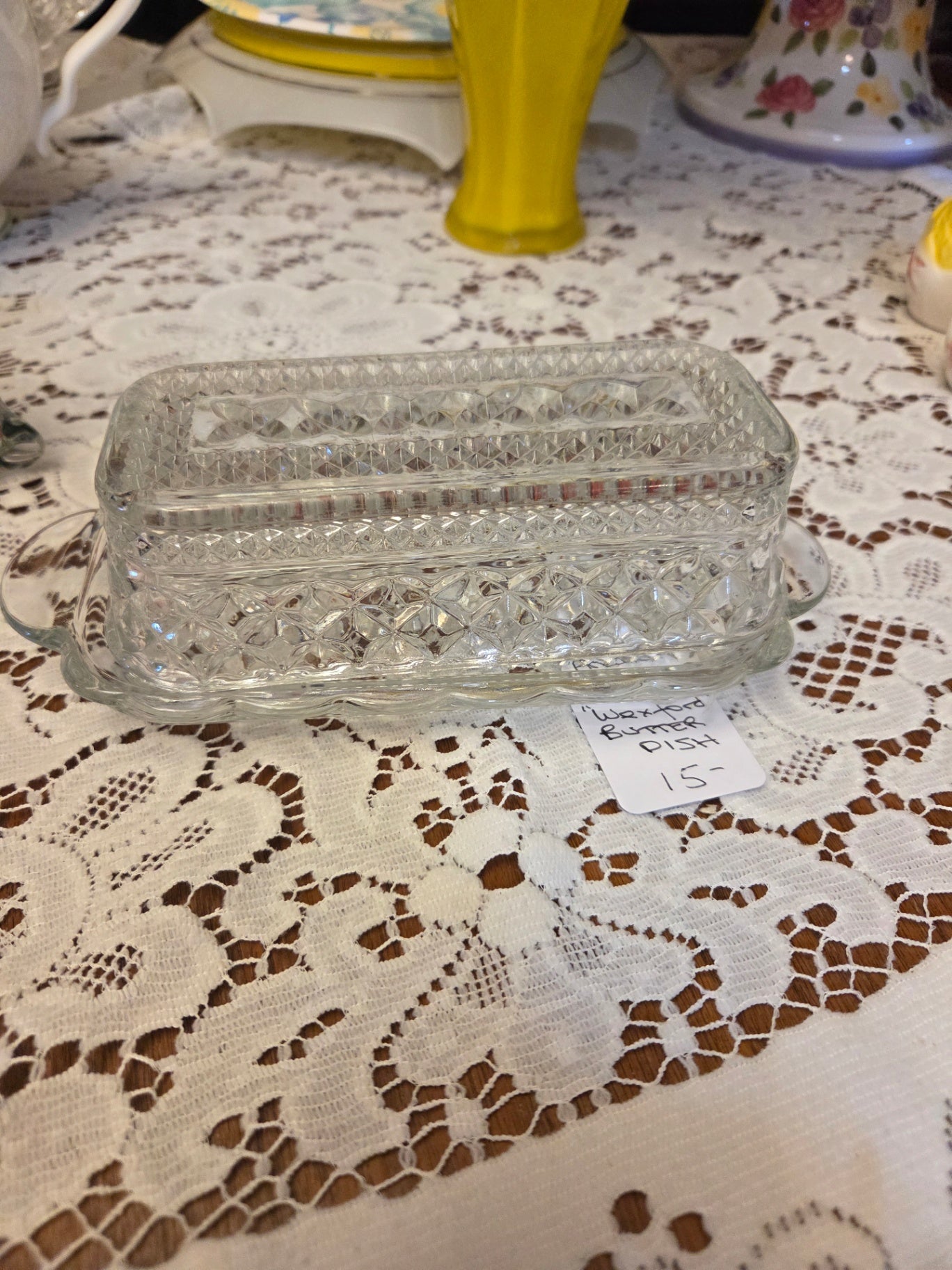 Anchor butter dish