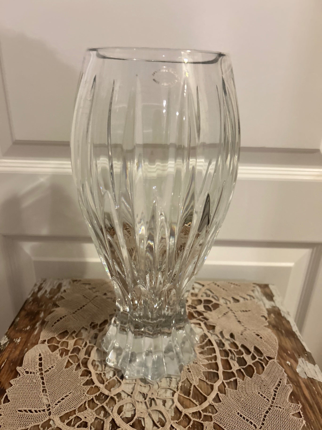 Crystal vase