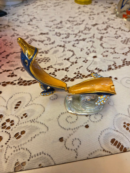 Bejeweled trinket box