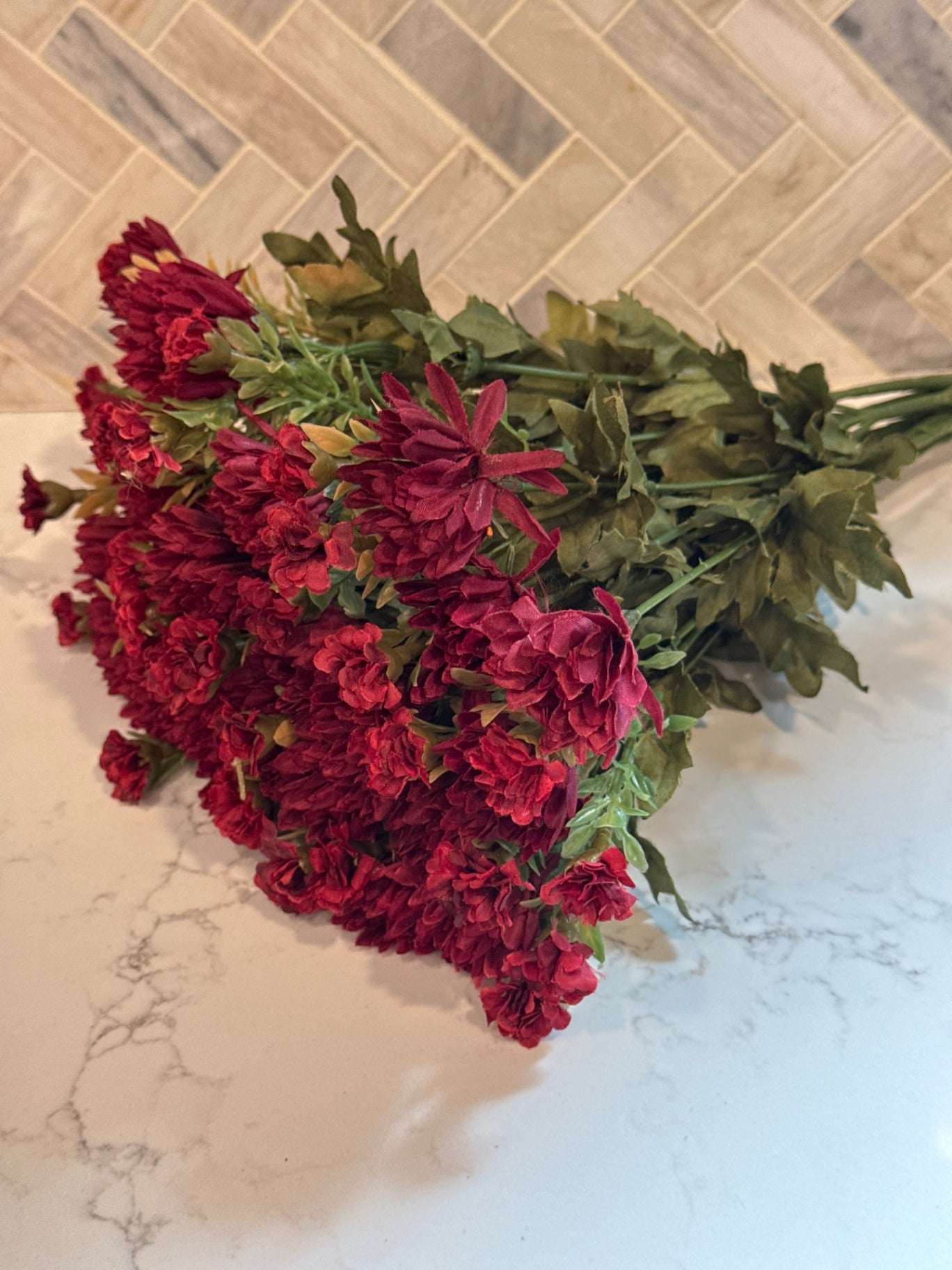 Burgundy Mum Stems
