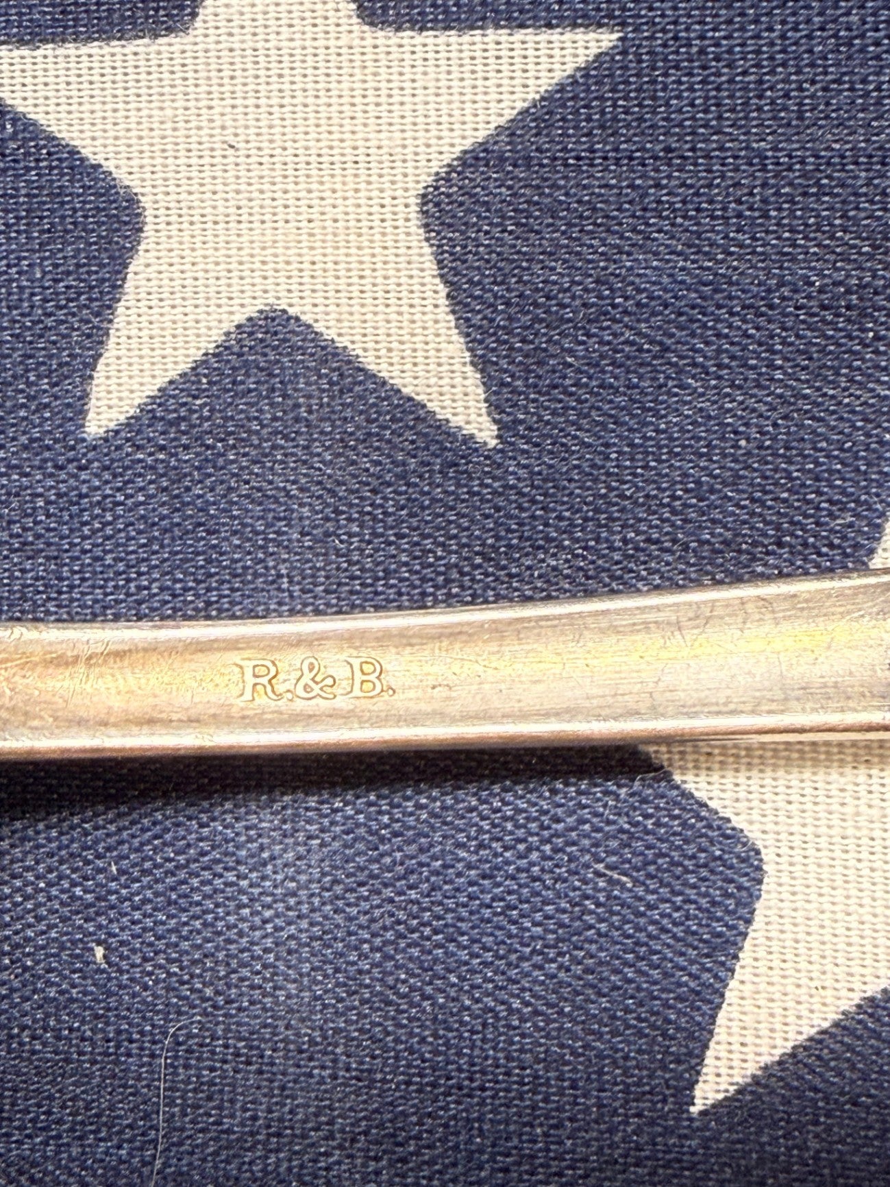 Vintage Silver-Plated Serving Spoon | Ornate Handle Pattern Flatware