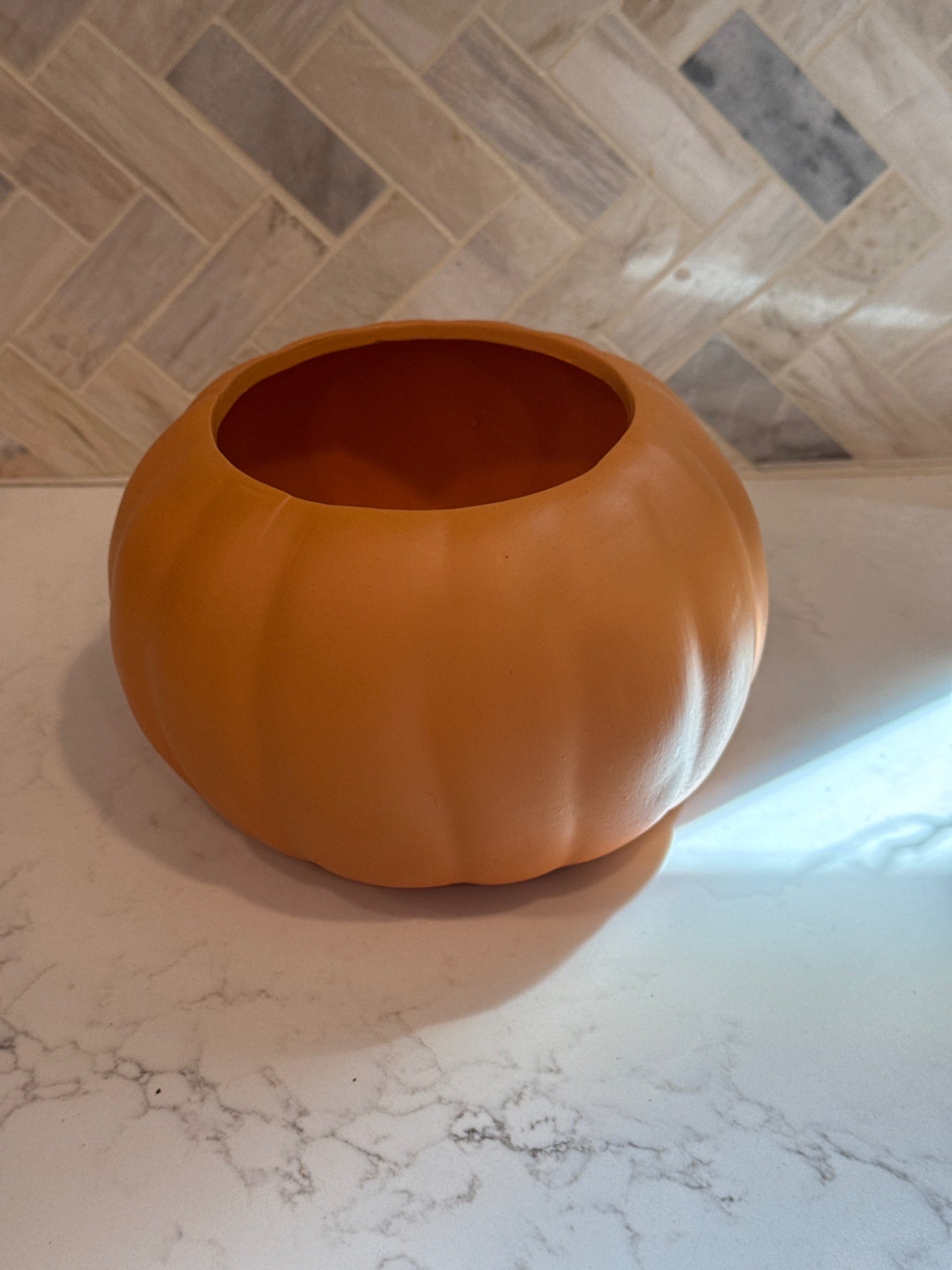 Ceramic Pumpkin Planter