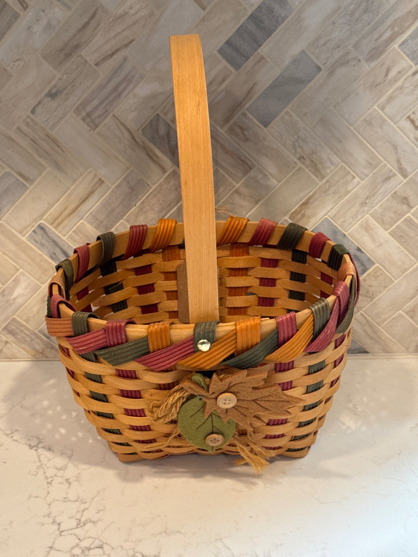 Autumn Leaf Basket