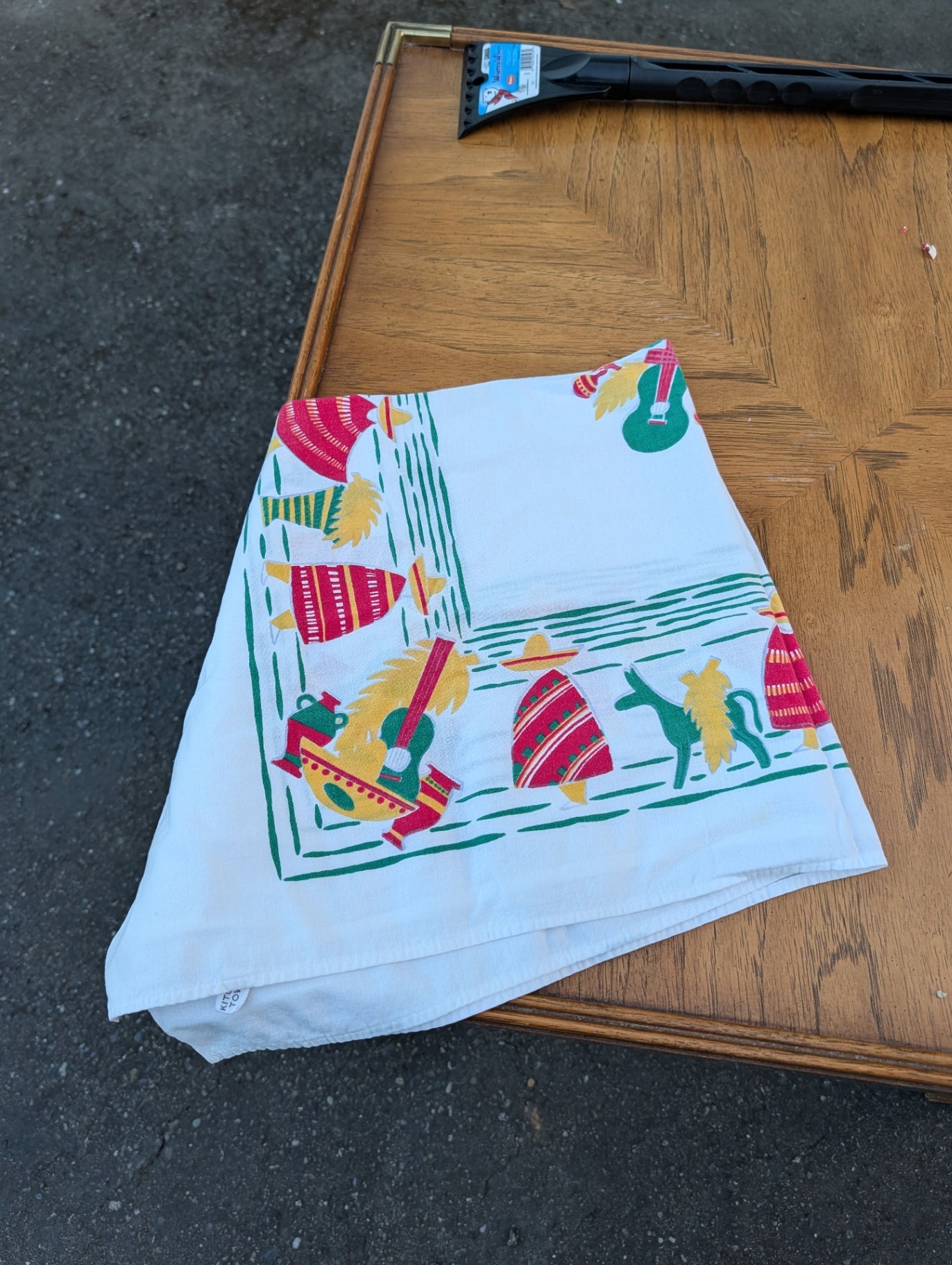 Vintage Startex Hispanic-Style Dishcloth