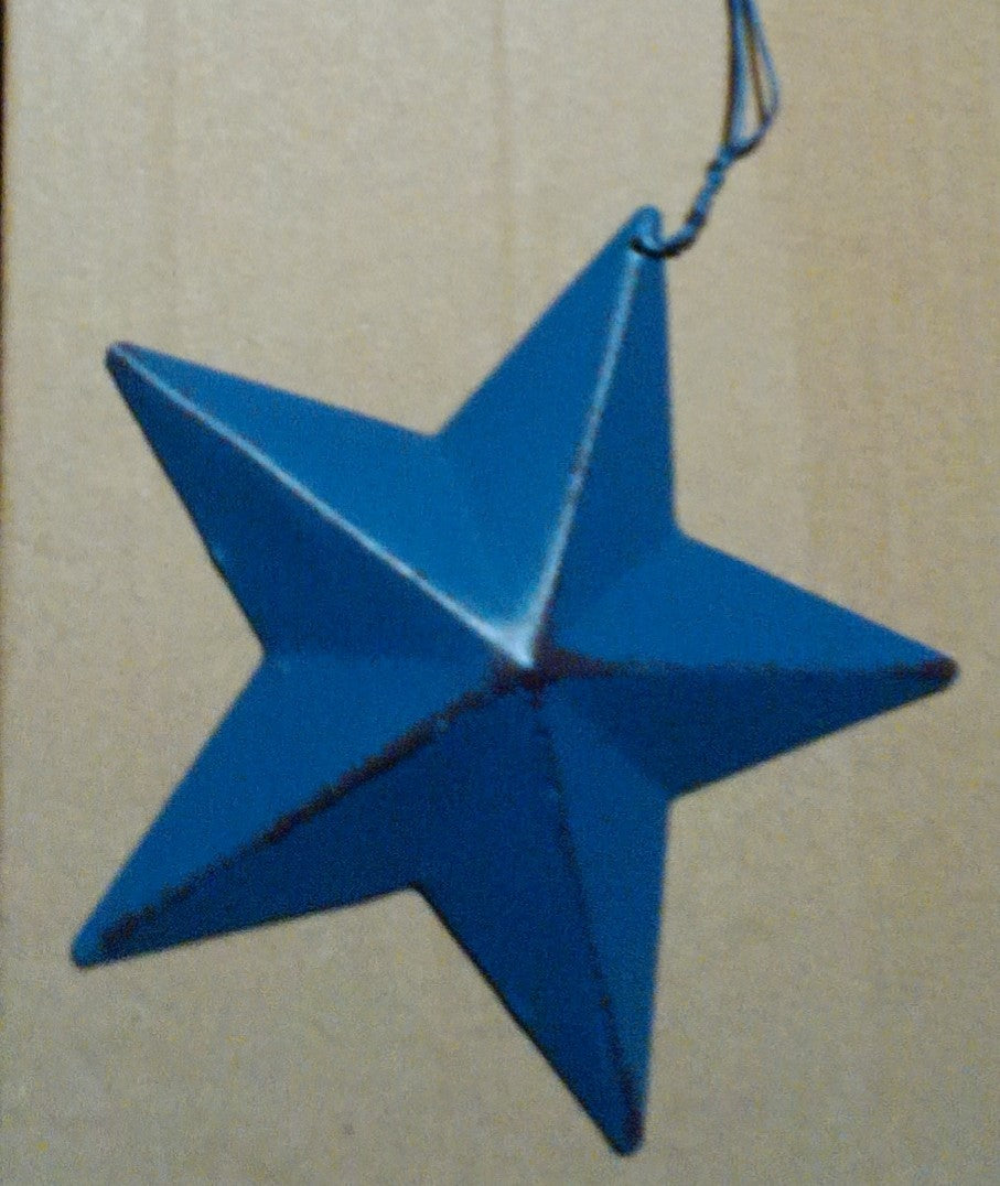 3.5" Blue Metal Star