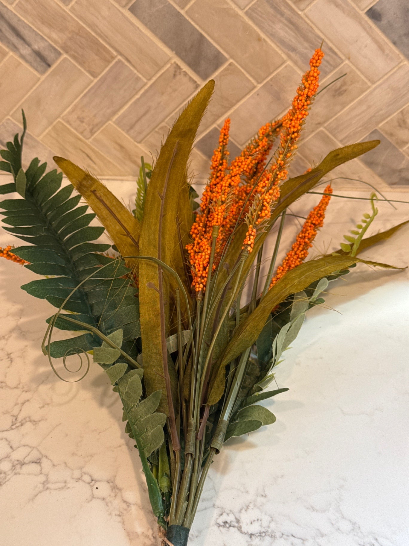 Fall Orange/Fern Stem