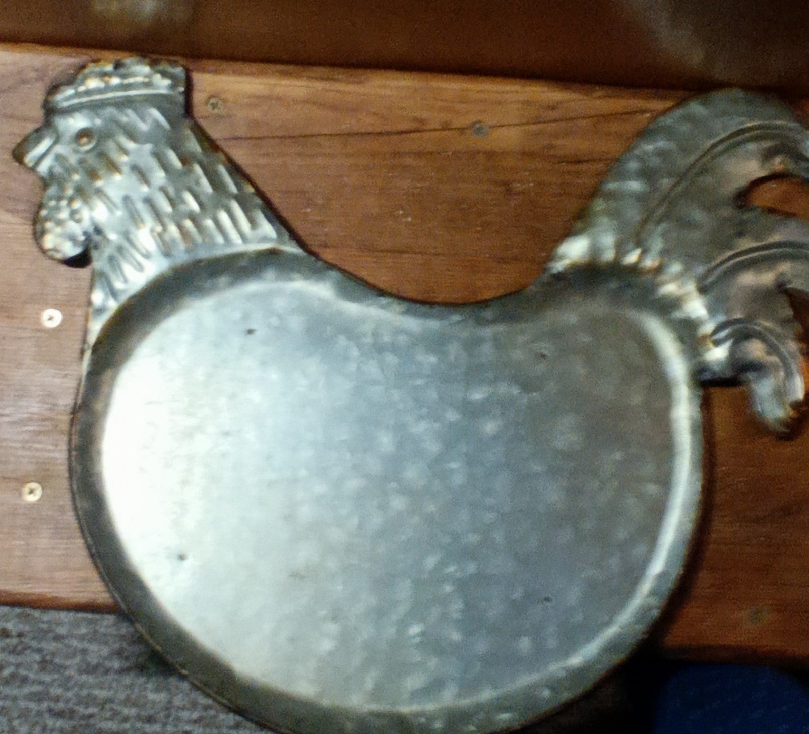 Metal Chicken Tray/Wall Art