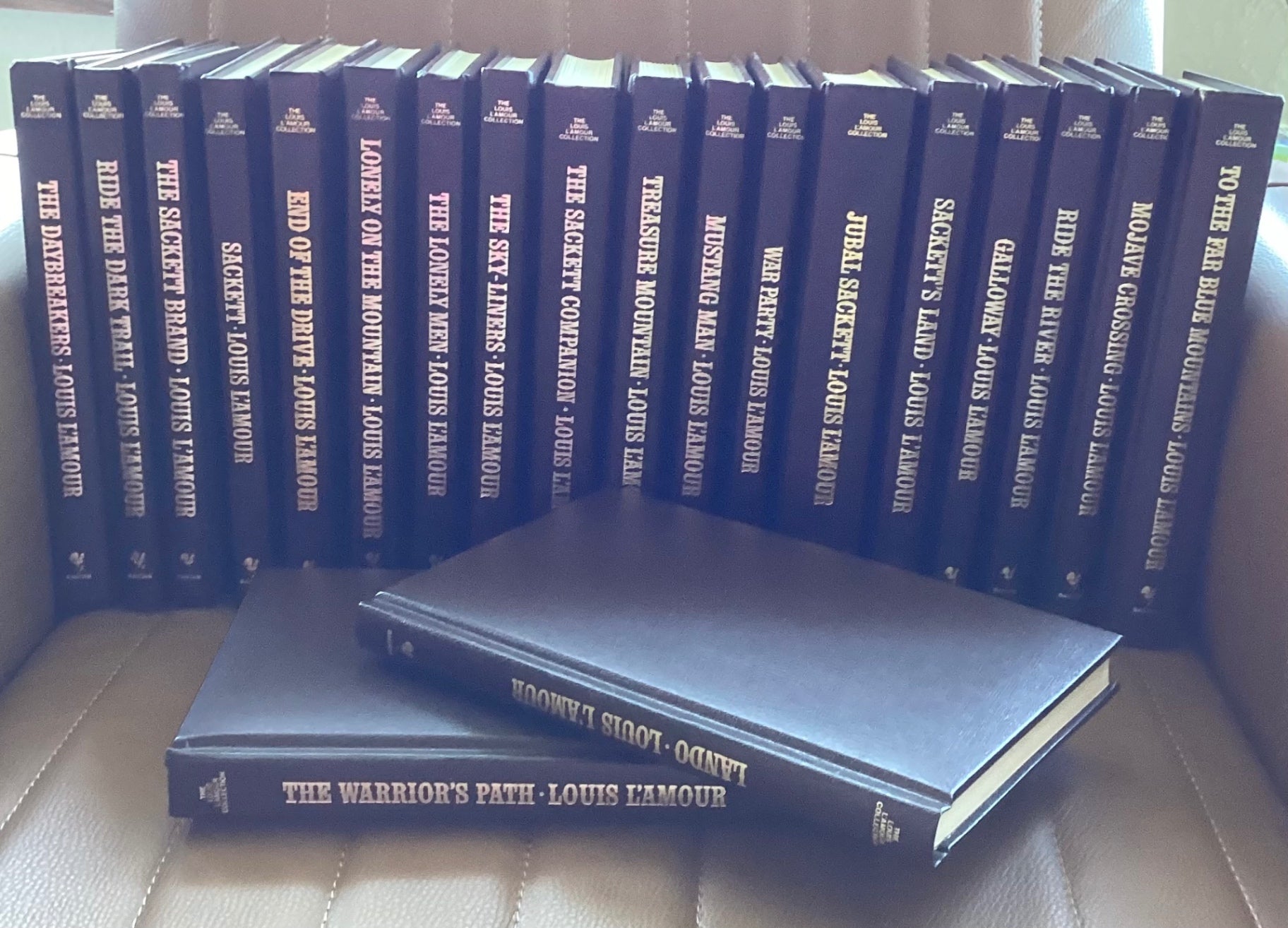 LOUIS L’AMOUR SACKETT SERIES LEATHERETTE BOOKS