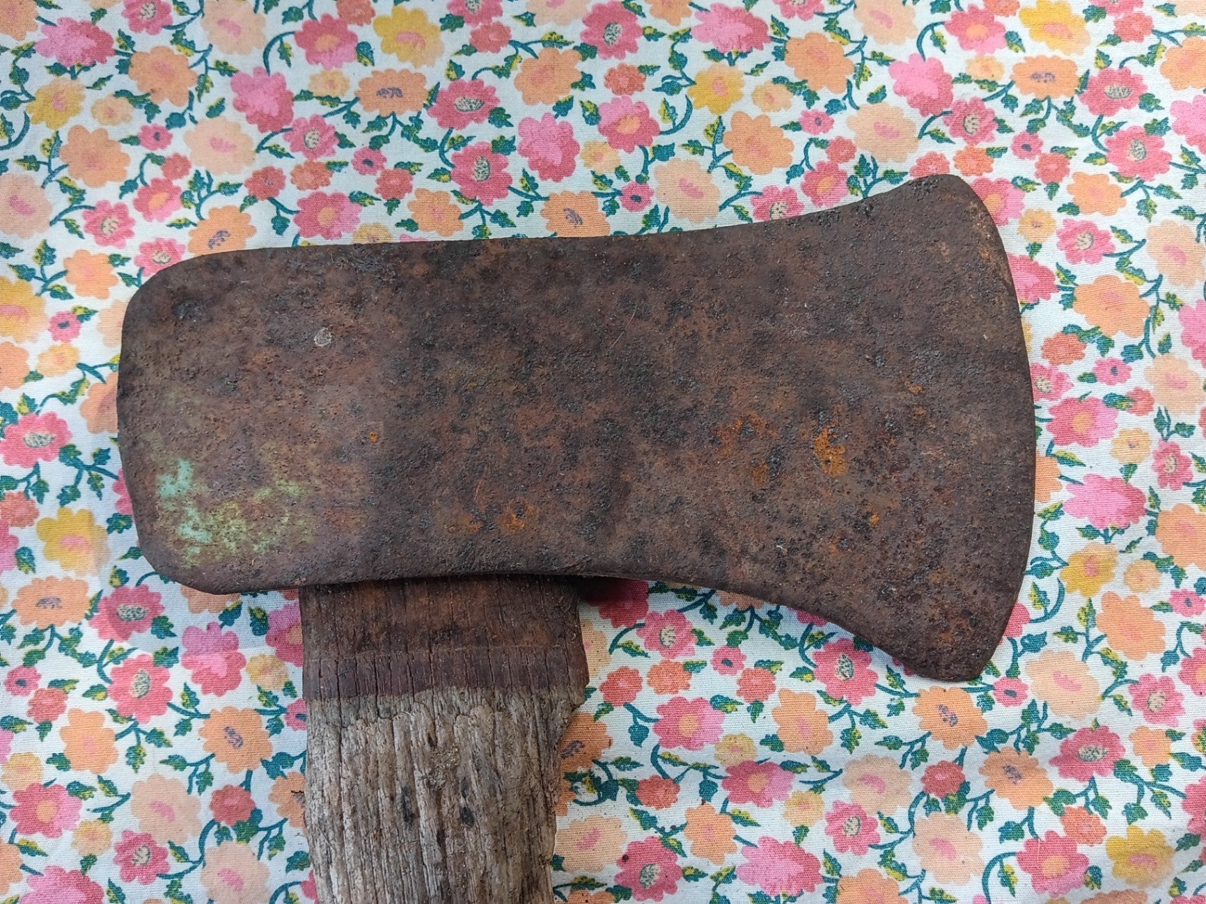 Antique Woodcutter's Felling Axe | Weathered Primitive Hatchet with Aged Handle