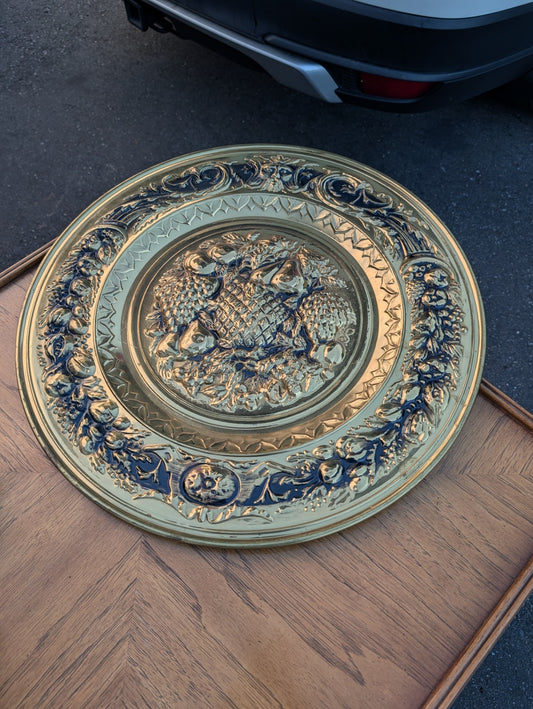 Vintage Decorative Brass Wall Hanging