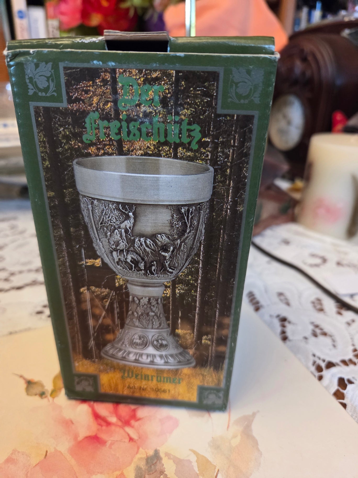 New German pewter stein