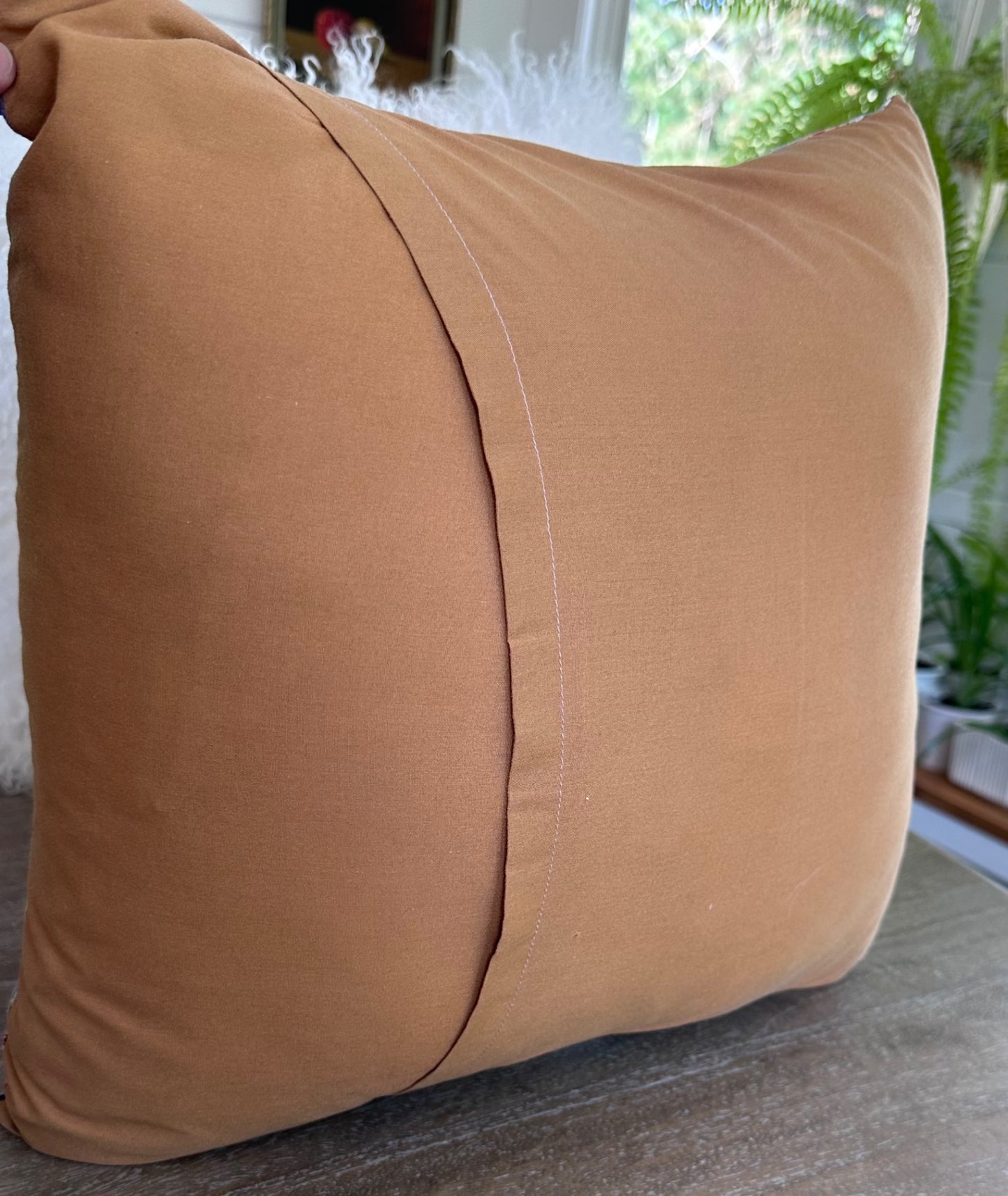 Bright MCM pillow – handmade 