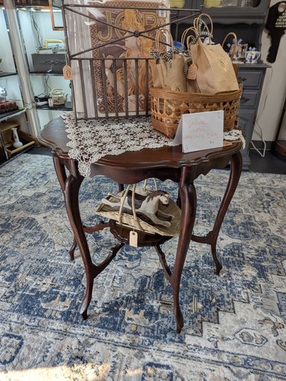 Antique 6 legged Roundish Table