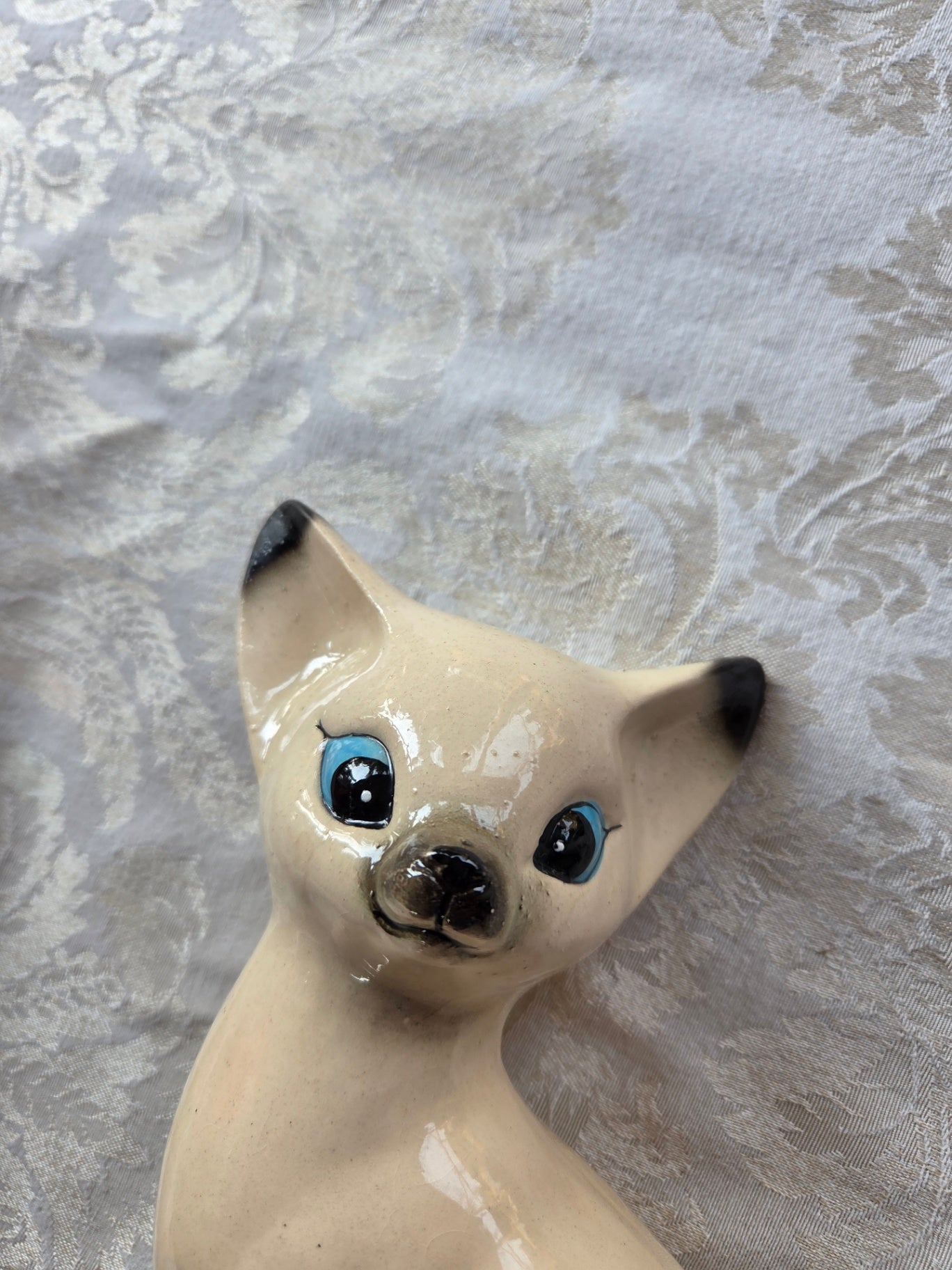 RIES HAND-PAINTED MCM CAT