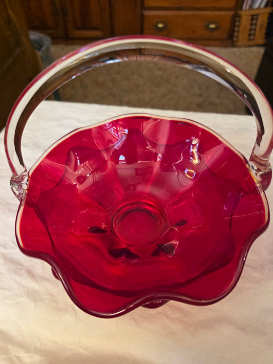 EPIC DOUBLE CRIMPED GLASS BASKET