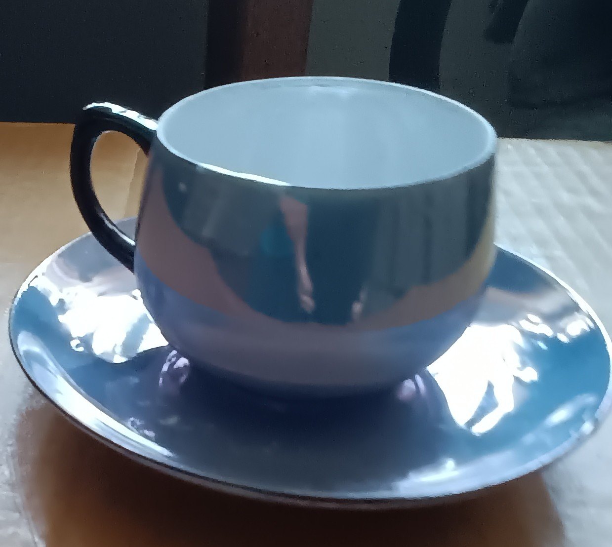 Vtg Chikaramachi Tea Cup & Saucer