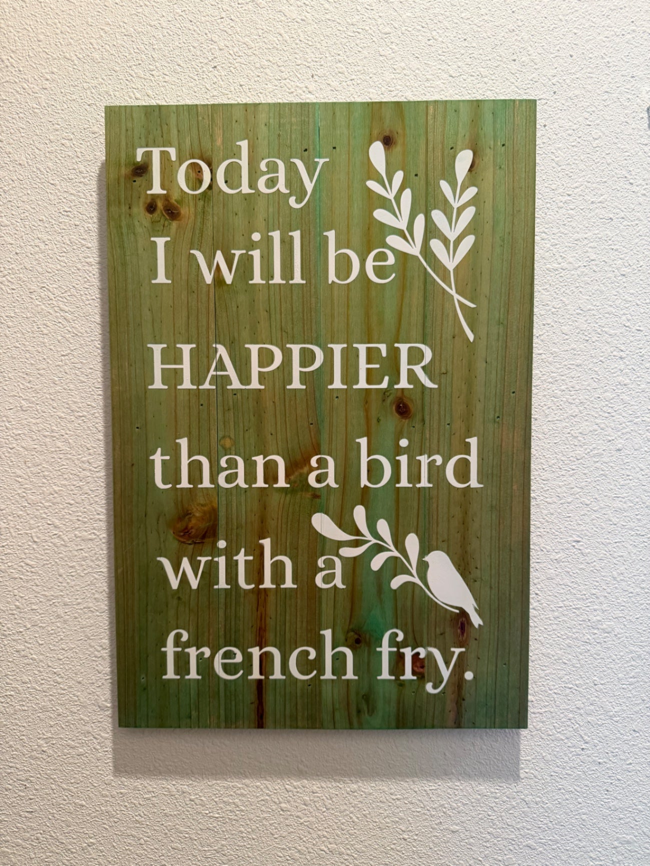 Happy Bird Sign