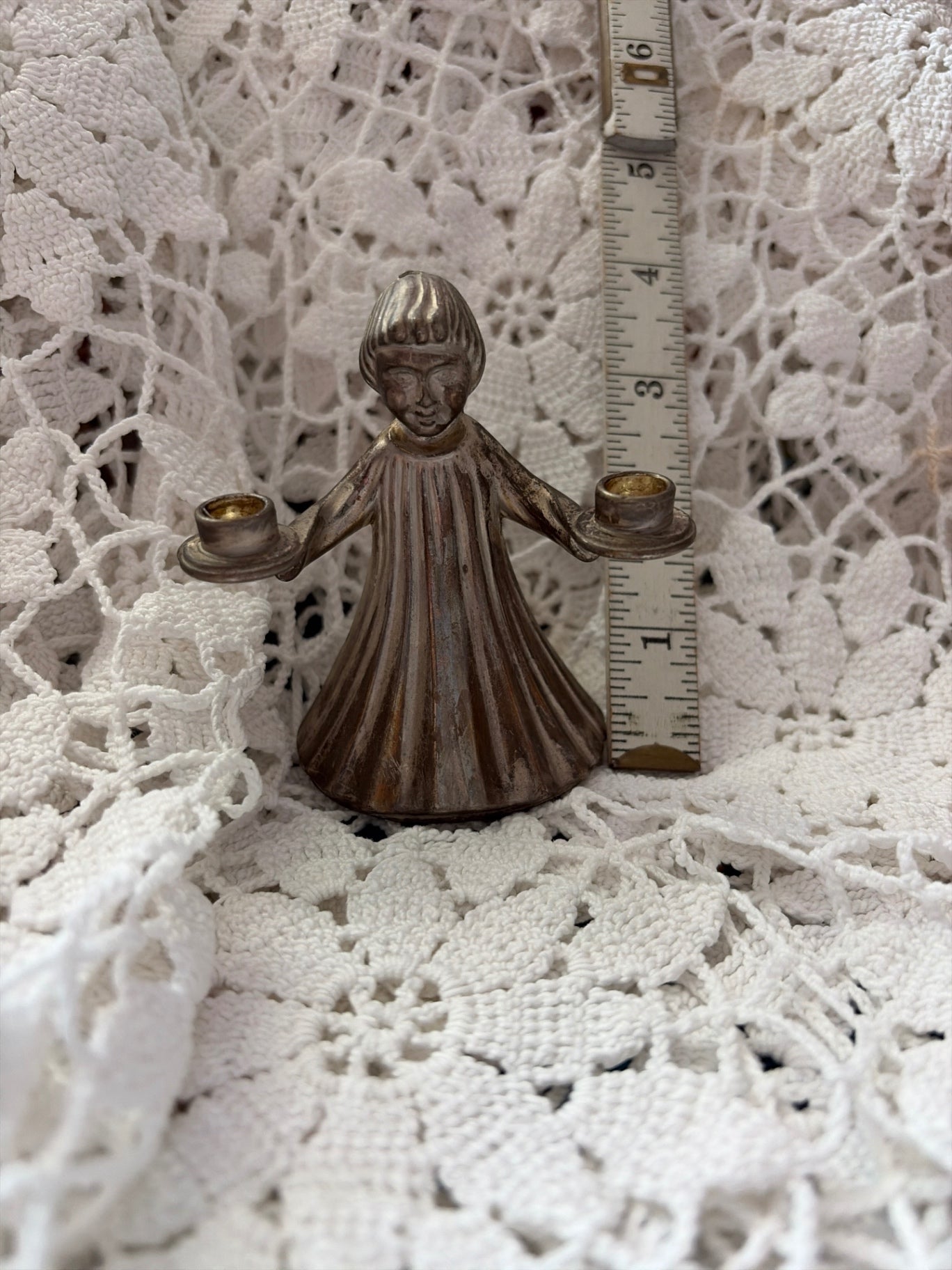 Mini angel candle holder