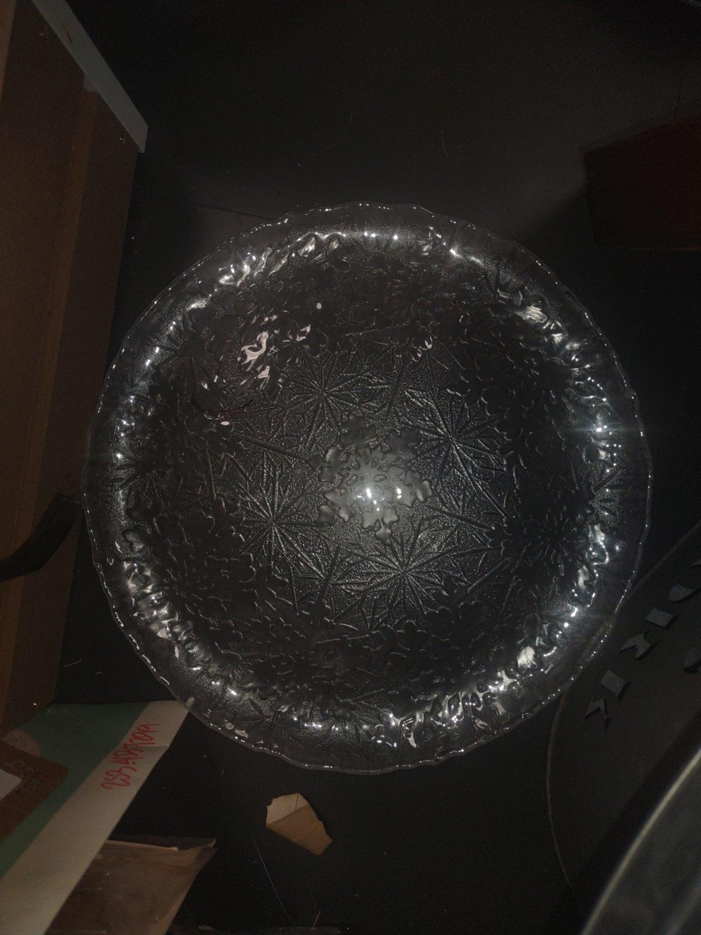 Glass platter 