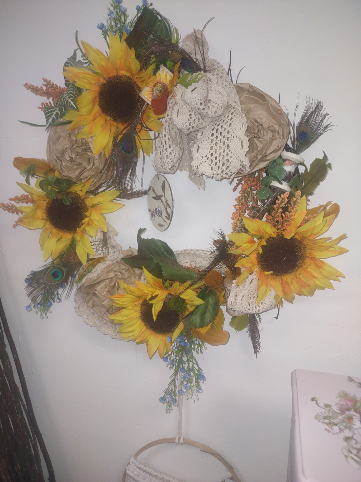 Wreath sunflower,fall