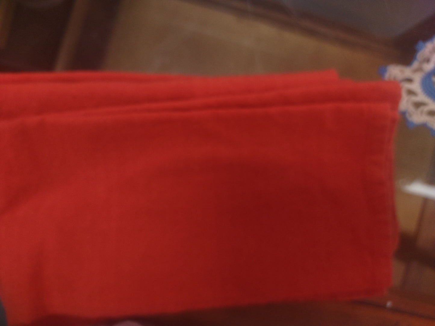 Napkins red