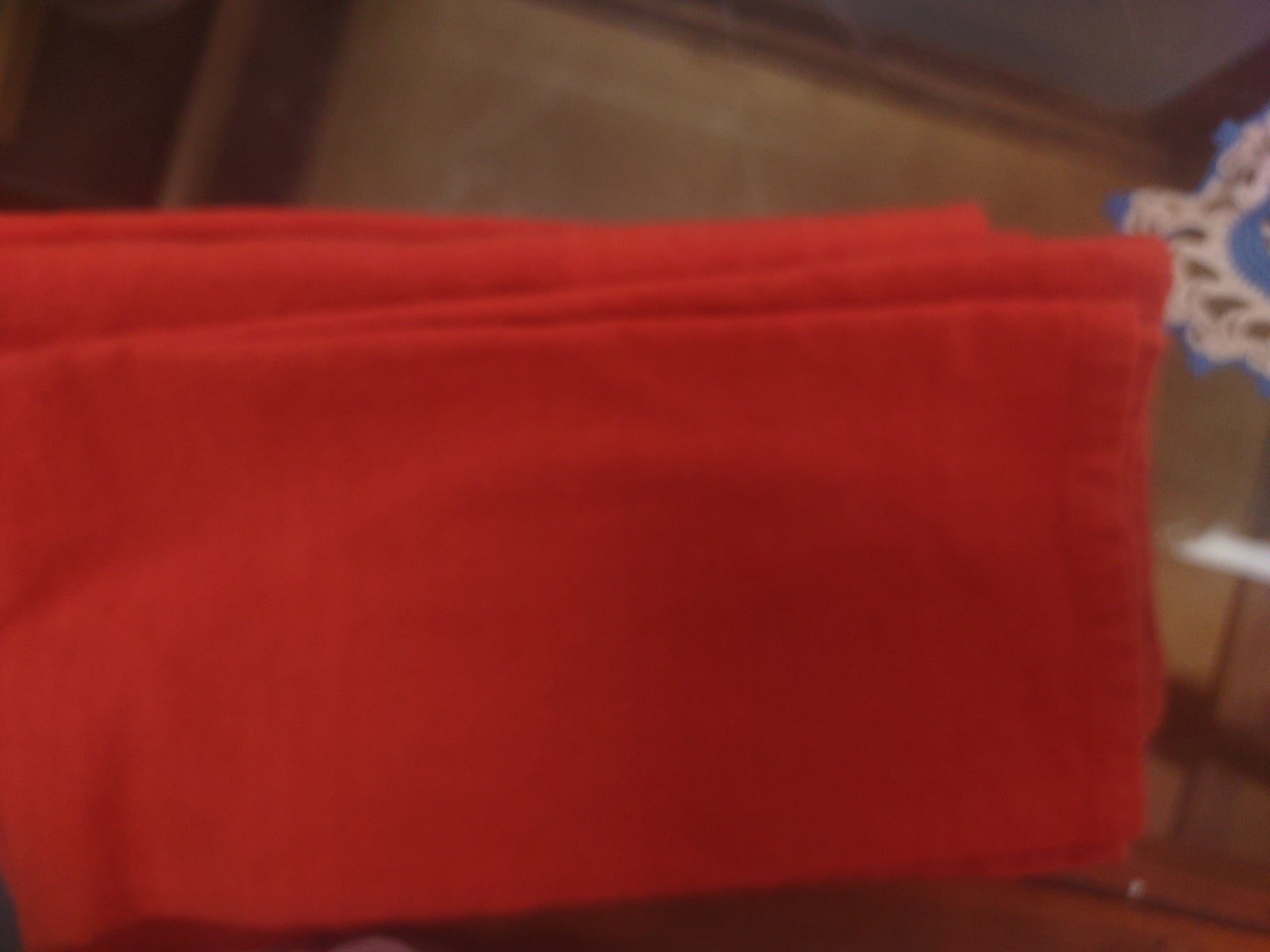 Napkins red