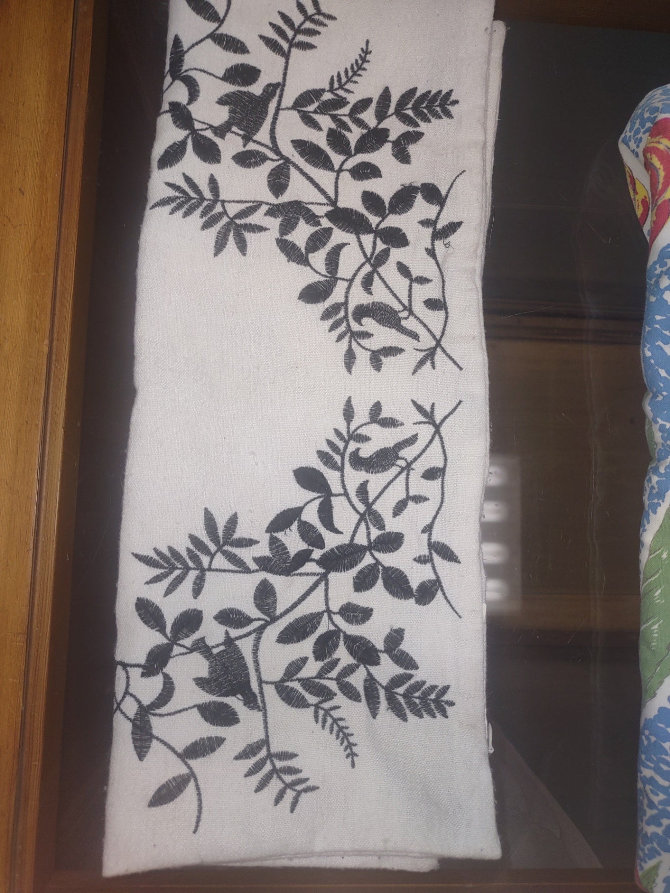 Pillow cover blk white 