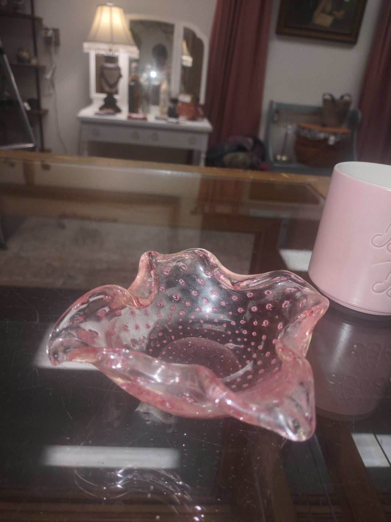 Candy dish pink