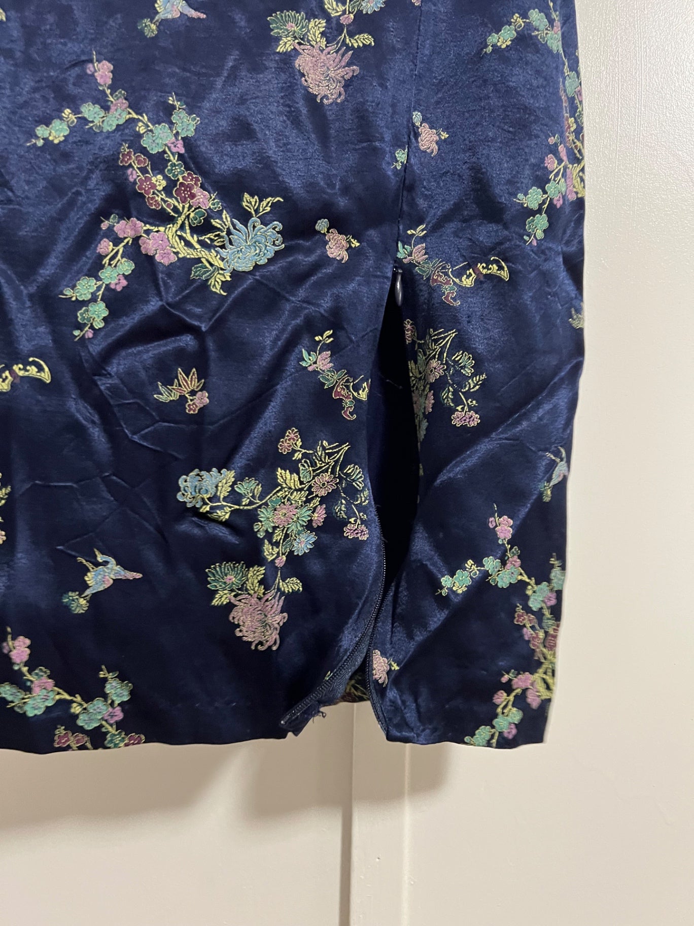 90's Exact Change Satin Mini Skirt - Small 